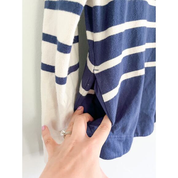 Vineyard Vines | Shep Mixed Stripe Top In Deep Bay | Blue White | Sz XS - Picture 5 of 8